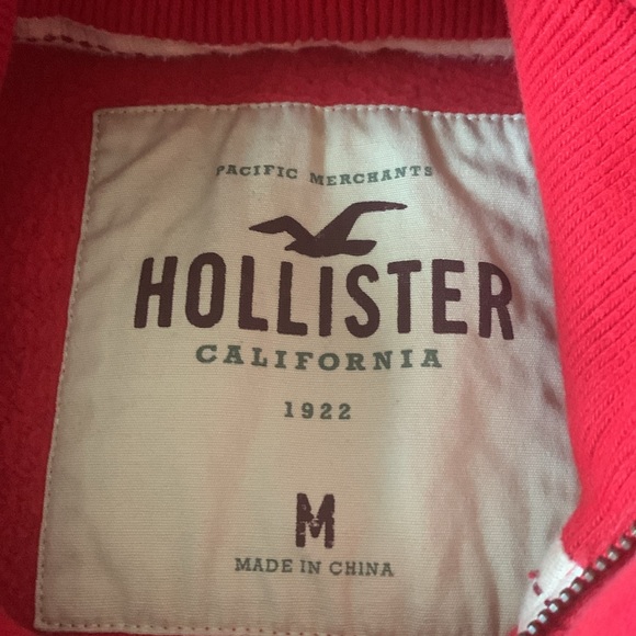 Men’s Hollister heavy duty hoodie jacket, Sz: M - Picture 3 of 6